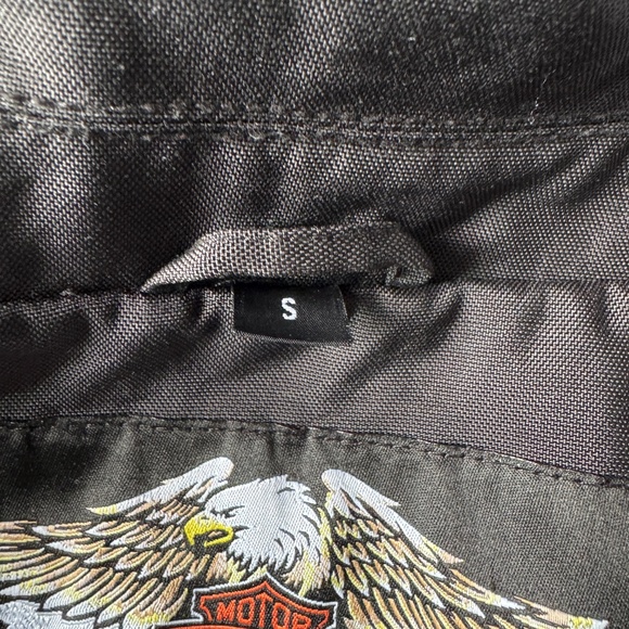 Harley Davidson - Black Canva Embroidered Jacket - Picture 16 of 16